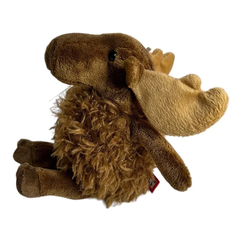 Douglas Bull Moose with Antlers‎ Cuddle Toy Brown Plush 9